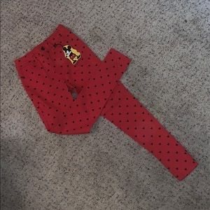 Mickey Mouse stretchy jeans